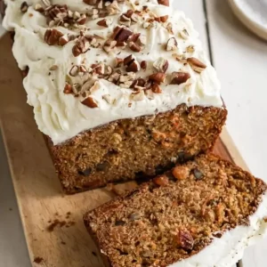 carrot cake loaf